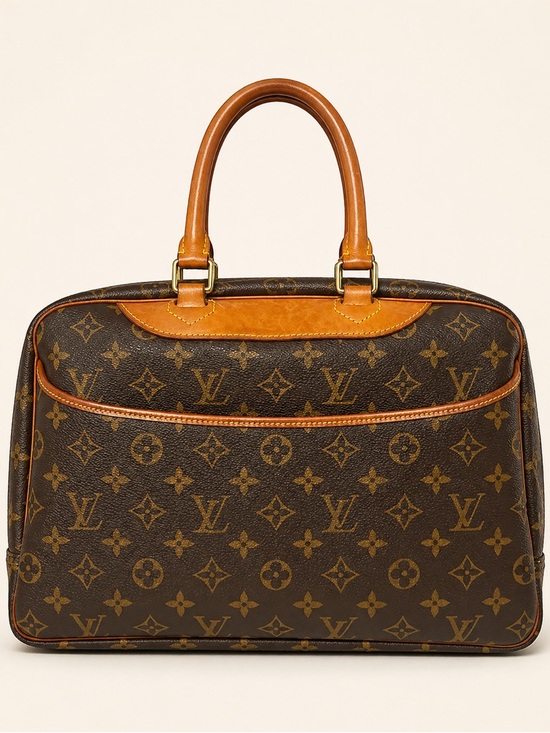 Louis Vuitton Handbags - Louis Vuitton Deauville Monogram M42270 Vintage Vanity Satchel Bag